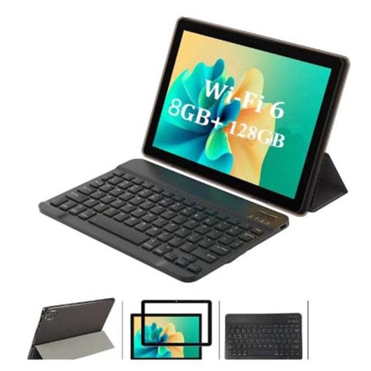 Withtech CIS Edison Game 10.1" 8/128GB 4G Negra + Funda con Teclado