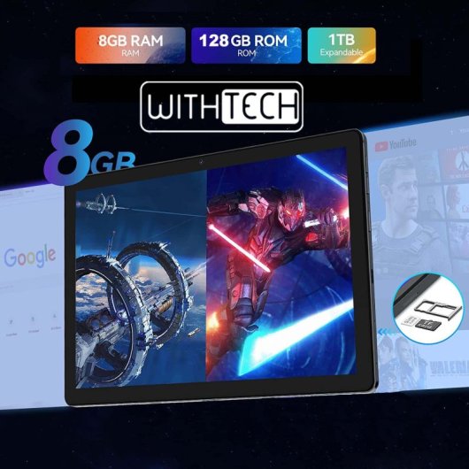 Withtech CIS Edison Game 10.1" 8/128GB 4G Negra