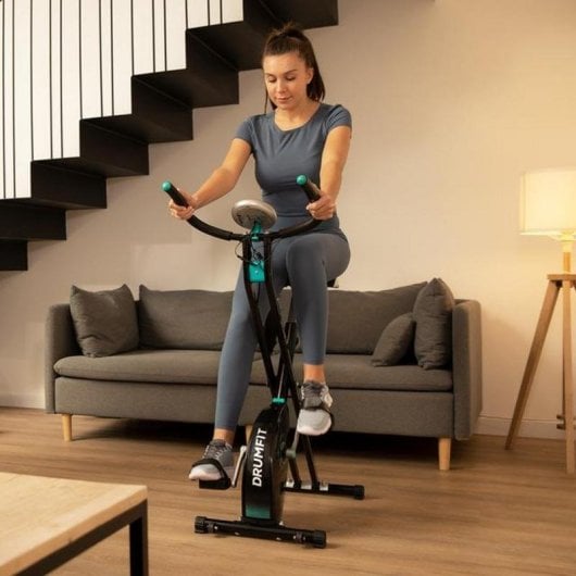 Vélo d'appartement Cecotec Drumfit X-Bike Neo pliable écran LCD 8 niveaux