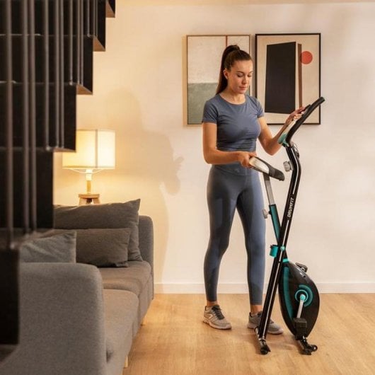 Vélo d'appartement Cecotec Drumfit X-Bike Neo pliable écran LCD 8 niveaux