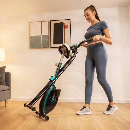 Vélo d'appartement Cecotec Drumfit X-Bike Neo pliable écran LCD 8 niveaux