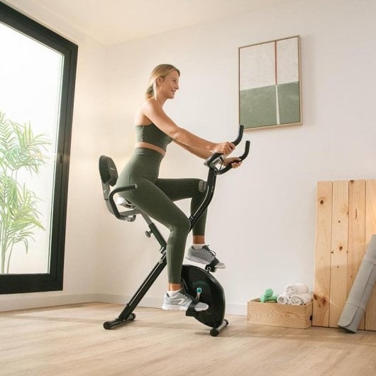 Bicicleta Estática Cecotec DrumFit X-Bike Neo Pro com Encosto Plegável LCD 8 Níveis