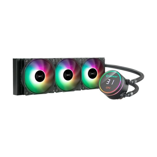Flüssigkeitskühlung UNYKAch AquaStorm 360 360mm 3 Lüfter RGB