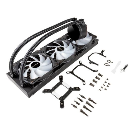 Flüssigkeitskühlung UNYKAch AquaStorm 360 360mm 3 Lüfter RGB