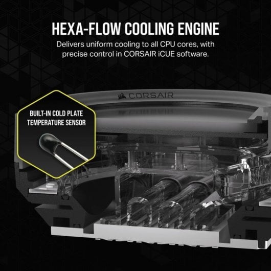 Corsair iCUE XC7 RGB ELITE LCD Bloque de Agua para CPU Gris Sigilo