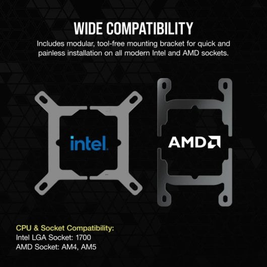 Corsair iCUE XC7 RGB ELITE LCD Bloque de Agua para CPU Blanco