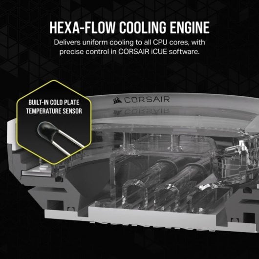 Corsair iCUE LINK XC7 RGB ELITE Bloque de Refrigeración Líquida para CPU Gris Sigilo