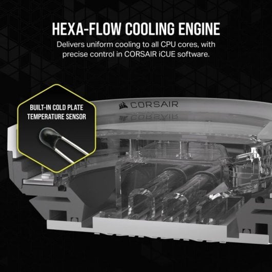 Blocco di raffreddamento a liquido CPU Corsair iCUE LINK XC7 RGB ELITE grigio stealth