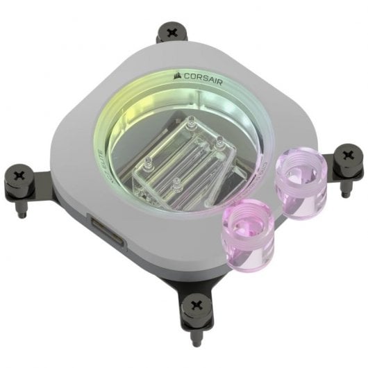 Corsair iCUE LINK XC7 RGB ELITE Bloque de Refrigeración Líquida para CPU Blanco