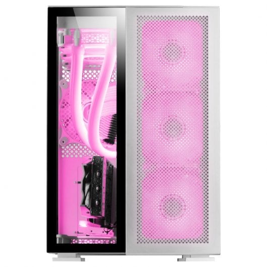 Mars Gaming MC-NOVA Tower Custom XXL E-ATX Alluminio aerospaziale Vetro temperato USB-C Bianco