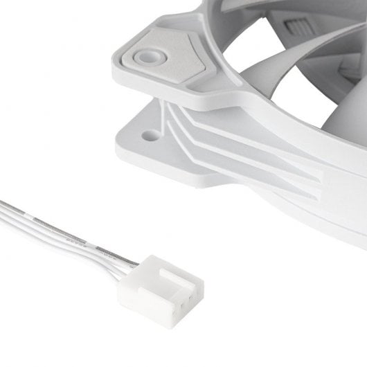Mars Gaming MF-PWMX2 Kit 2 Ventoinhas 120mm Ultra-Silenciosas com Sistema Antivibração Brancas
