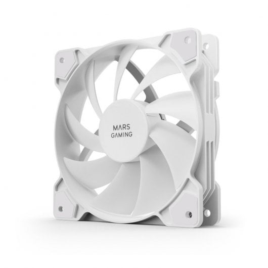 Mars Gaming MF-PWMX2 Kit 2 Ventoinhas 120mm Ultra-Silenciosas com Sistema Antivibração Brancas