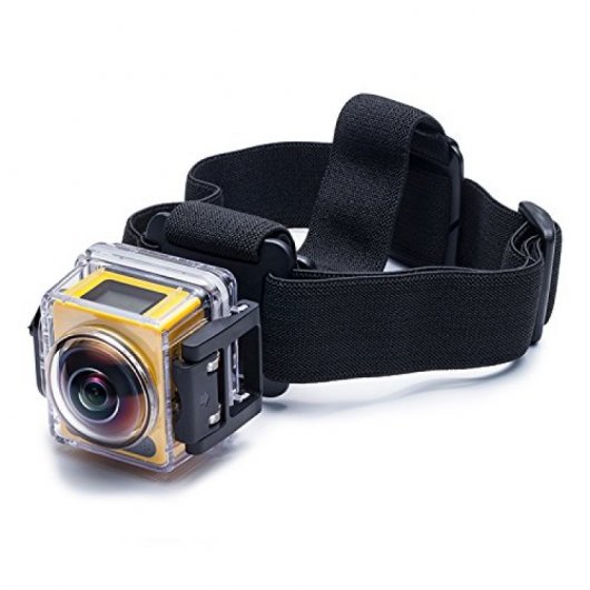 Kodak Pixpro SP360 Action Cam 360° FullHD WiFi Fotocamera sportiva gialla con accessori