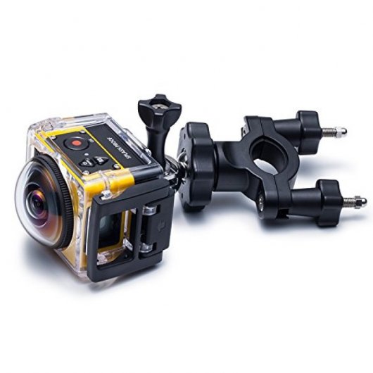 Kodak Pixpro SP360 Action Cam 360° FullHD WiFi Fotocamera sportiva gialla con accessori