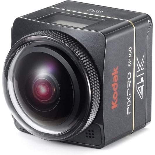 Kodak Pixpro SP360 4K Action Cam Pack Explorador Cámara Deportiva 360º 4K WiFi Negra con Accesorios
