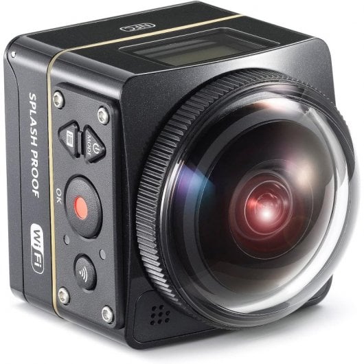 Kodak Pixpro SP360 4K Action Cam Pack Explorador Cámara Deportiva 360º 4K WiFi Negra con Accesorios