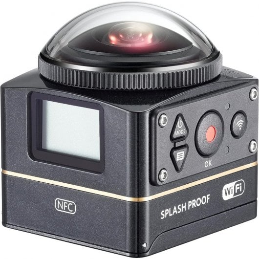 Kodak Pixpro SP360 4K Action Cam Pack Explorador Cámara Deportiva 360º 4K WiFi Negra con Accesorios