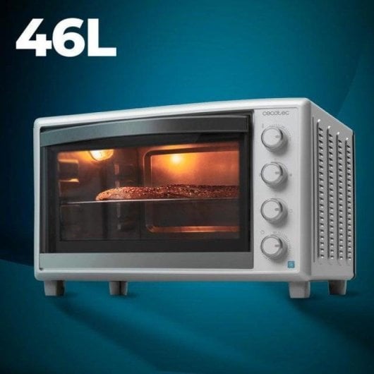 Horno elétrico Cecotec Bake&Toast 4600 White Gyro 46 L Branco com convecção e rustidor
