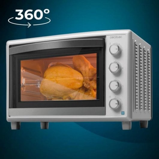 Cecotec Bake&Toast 4600 White Gyro Horno Convección de Sobremesa 46L 2000W Blanco