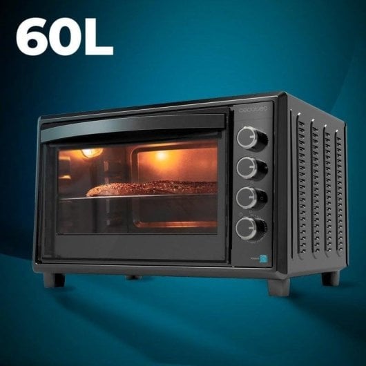 Cecotec Bake&Toast 6090 Black Gyro Horno Convección de Sobremesa 60L 2200W Negro