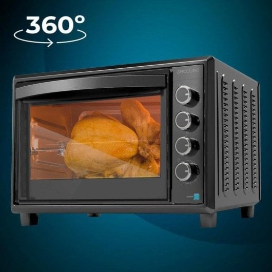 Cecotec Bake&Toast 6090 Black Gyro Horno Convección de Sobremesa 60L 2200W Negro