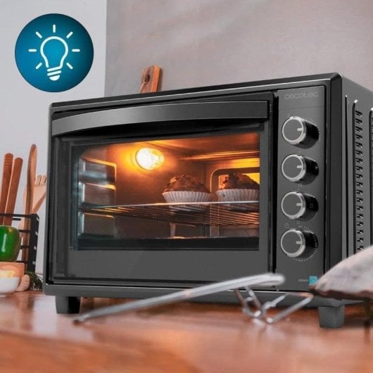 Cecotec Bake&Toast 6090 Black Gyro Horno Convección de Sobremesa 60L 2200W Negro