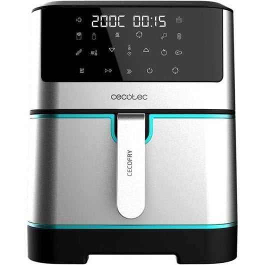 Friteuse sans Huile Cecotec Cecofry Supreme 8000 8L 1800W Programmable Acier Inoxydable