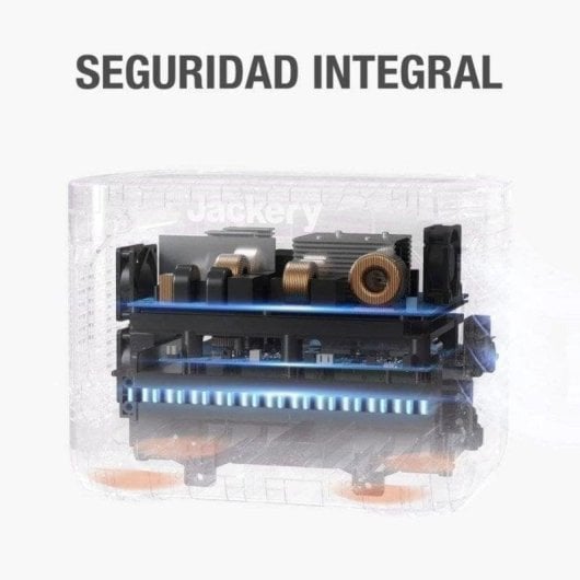 Estação de energia Jackery Explorer 1000 Pro 1002Wh 2 AC 4 USB Bateria Li-ion Tela LCD Recarga solar