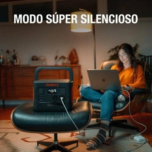 Estação de energia Jackery Explorer 1000 Pro 1002Wh 2 AC 4 USB Bateria Li-ion Ecrã LCD Recarga Solar