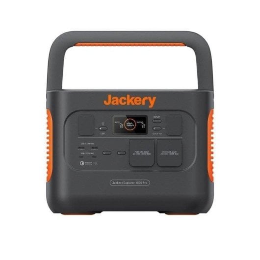 Estação de energia Jackery Explorer 1000 Pro 1002Wh 2 AC 4 USB Bateria Li-ion Ecrã LCD Recarga Solar