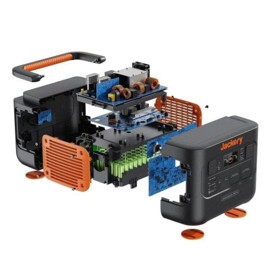 Estação de energia Jackery Explorer 1000 Pro 1002Wh 2 AC 4 USB Bateria Li-ion Ecrã LCD Recarga Solar