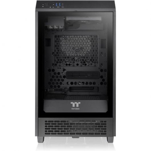 Thermaltake The Tower 200 Cristal Templado USB 3.2 Negra