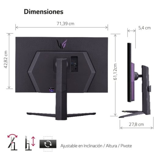LG UltraGear 32GR93U-B 32" LED IPS UltraHD 4K 144Hz FreeSync Premium