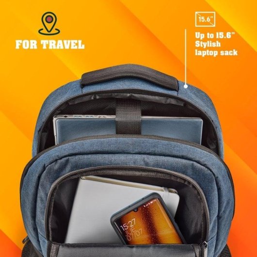 Mochila NGS Sacks Charter para Portáteis até 15,6 polegadas, azul