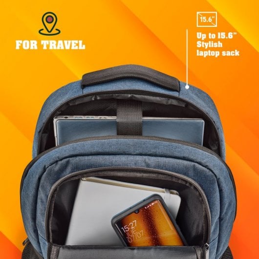 NGS Sacks Charter Mochila Azul para Portátiles hasta 15.6"