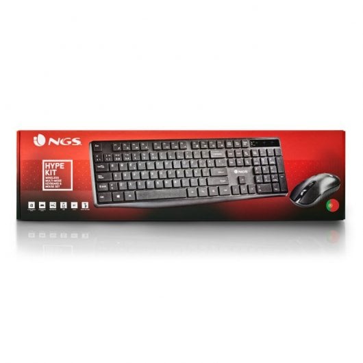 NGS Hype Kit Combo Teclado + Rato Sem Fios Multidispositivo (PT)