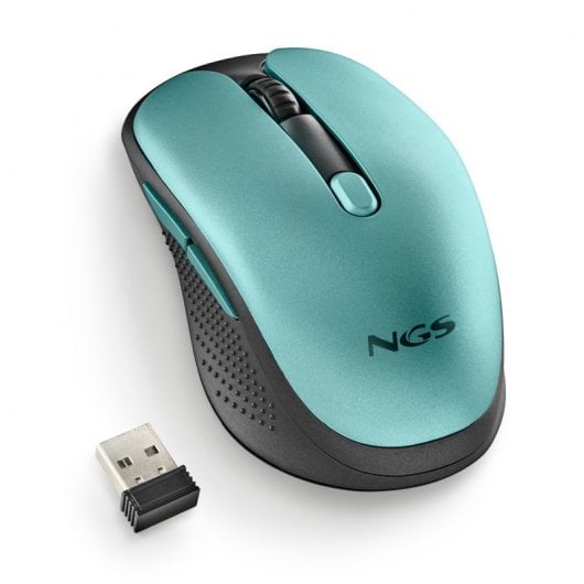 NGS Evo Rust Ice Ratón Inalámbrico Recargable 1600DPI Teclas Silenciosas