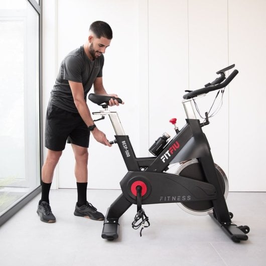 FITFIU Fitness BESP-500 Bicicleta Indoor Disco de Inercia 24Kg