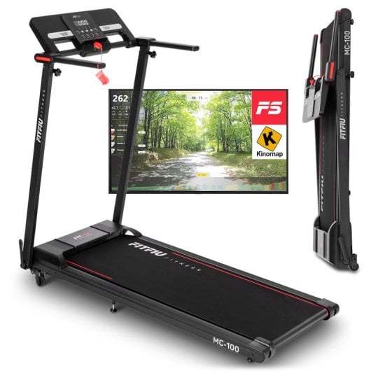 FITFIU Fitness MC-100 Cinta de Correr Plegable Velocidad Ajustable 12Km/h
