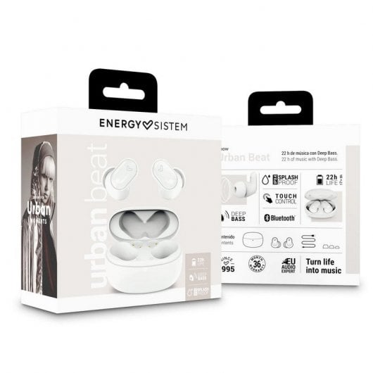 Energy Sistem Urban Beat Auriculares Bluetooth Blancos