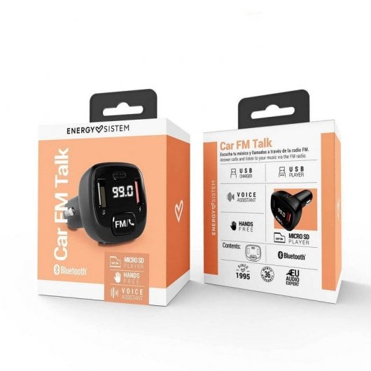 Transmetteur FM Talk FM pour voiture Energy Sistem avec Bluetooth