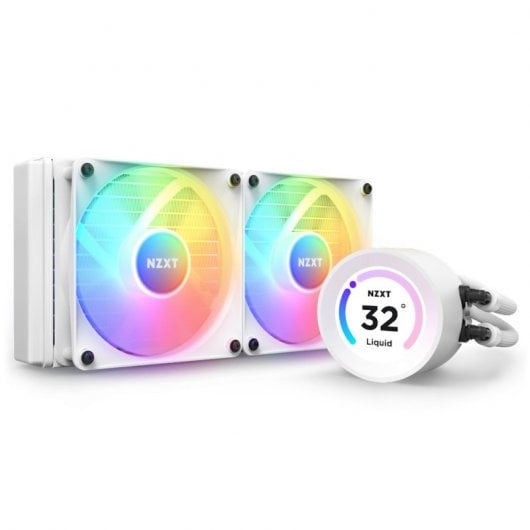 NZXT Kraken Elite 240 RGB Kit de Refrigeração Líquida 240mm Branco