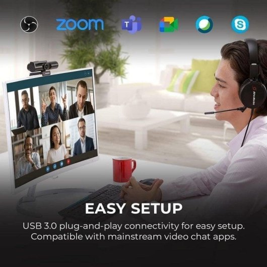 Webcam AVerMedia Live Streamer CAM 513 4K UHD USB-C Noire