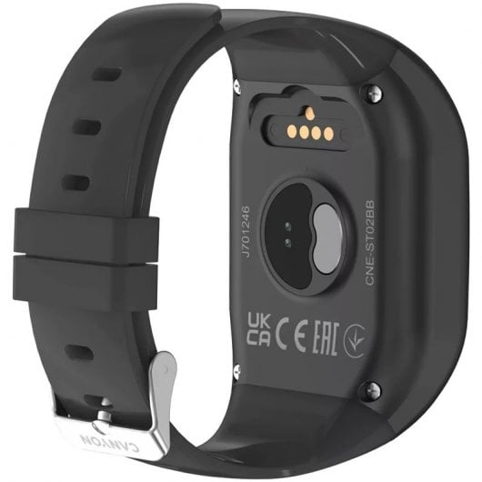 Canyon ST-02 Pulsera de Seguimiento de Actividad para Personas Mayores IP67 Negra