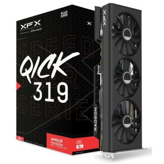 XFX Speedster QICK 319 Radeon RX 7700 XT Edizione Nera 12GB GDDR6