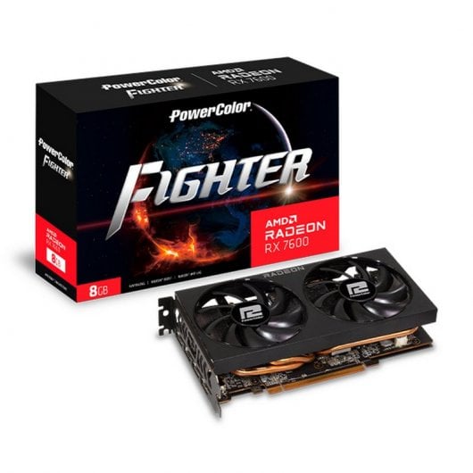 PowerColor RX 7600 8G-F AMD Radeon RX 7600 8 GB GDDR6