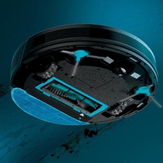 Aspirateurs Robots et Laveur Cecotec Conga 2499 Ultra Home Advanced Vidage Automatique Navigation Gyroscopique 2.100 Pa Alexa Google Assistant Hauteur 8,5 cm