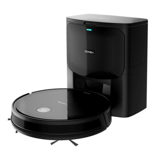 Aspirateurs Robots et Laveur Cecotec Conga 2499 Ultra Home Advanced Vidage Automatique Navigation Gyroscopique 2.100 Pa Alexa Google Assistant Hauteur 8,5 cm
