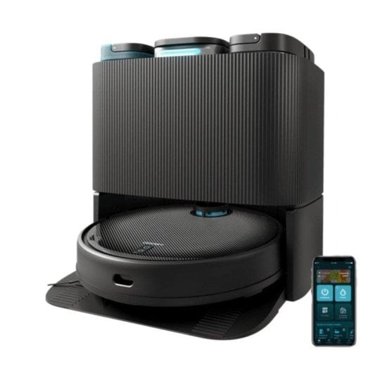 Robot Aspirapolvere e Lavapavimenti Cecotec Conga 11090 Spin Revolution Home&Wash Autosvuotamento Navigazione Laser 5.000 Pa Controllo vocale