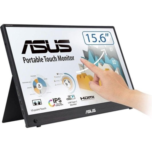 Écran PC Asus ZenScreen Touch MB16AHT 15,6" Full HD 60Hz IPS Tactile Portable